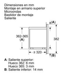 Siemens HF15G561 - Microondas Integable 18 Litros Grill 1000W Inox