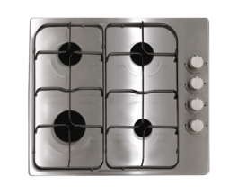 Mepamsa 1060280818 - Placa 4G60 VT Gas Natural 4 Fuegos 60 Cm Inox