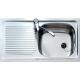 Teka 10103010 - Fregadero E/50 1C 1E Reversible Mueble de 45 Cm Inox