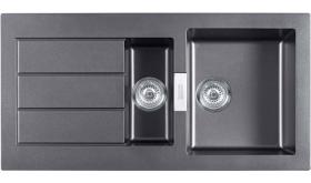 Franke 1140185383 - Fregadero Sirius Sid 651 Tectonite Carbone Reversible