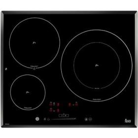 Placa 3 Fuegos Inducción Teka Irs 633 Cristal Biselado