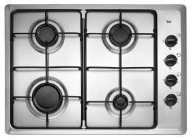 Teka 40229050 - Placa de gas Butano HLX 50 4G AL 4 Zonas Acero Inox