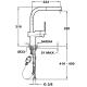 Teka 3893802 - Grifo MZ 938 Caño Alto Giratorio Extraíble Cromado
