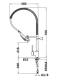Teka 181740200 - Grifo MY 174 Monomando Semiprofesional Flexible