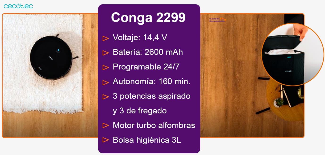 Conga 2299 Ultra Home 8097 · Comprar ELECTRODOMÉSTICOS BARATOS en  lacasadelelectrodomestico.com