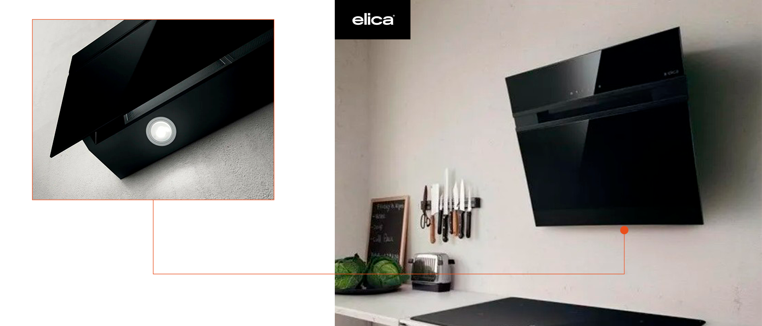Elica stripe bl