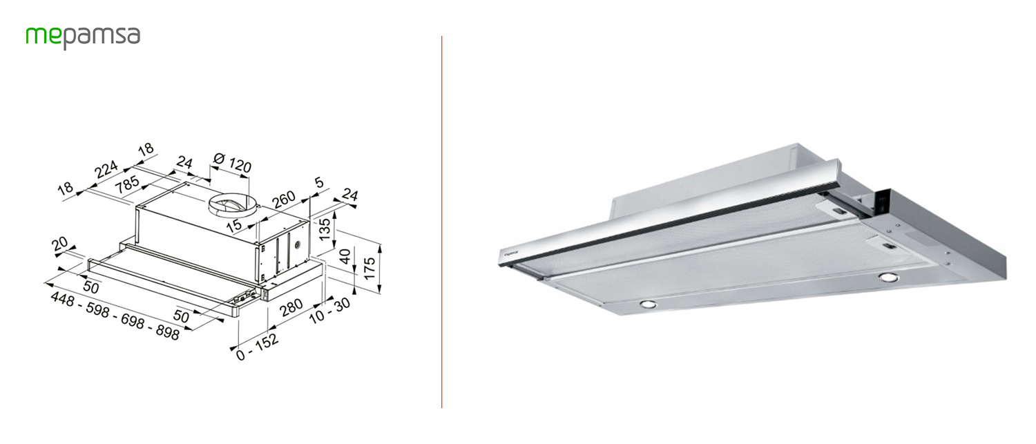 Mepamsa superline 90 v2 inox