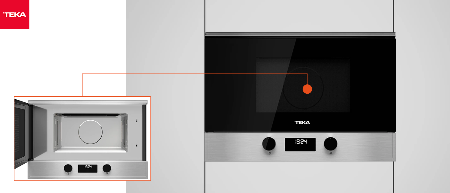 Teka Ms 622 BIS LS - Microondas Integrado 21 Litros Grill 3