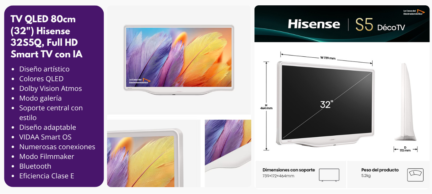 Ppal hisense 32s5q
